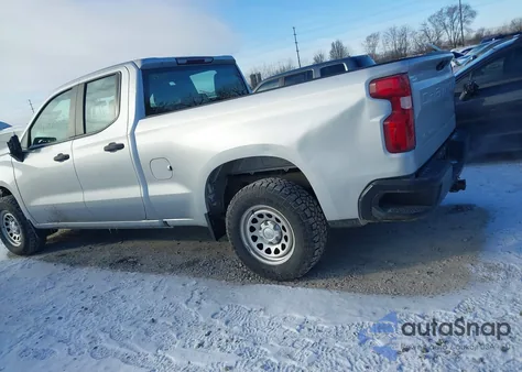 2019 Chevrolet Silverado 1500 Work Truck from USA, damaged, VIN 1GCRWAEH5KZ408423